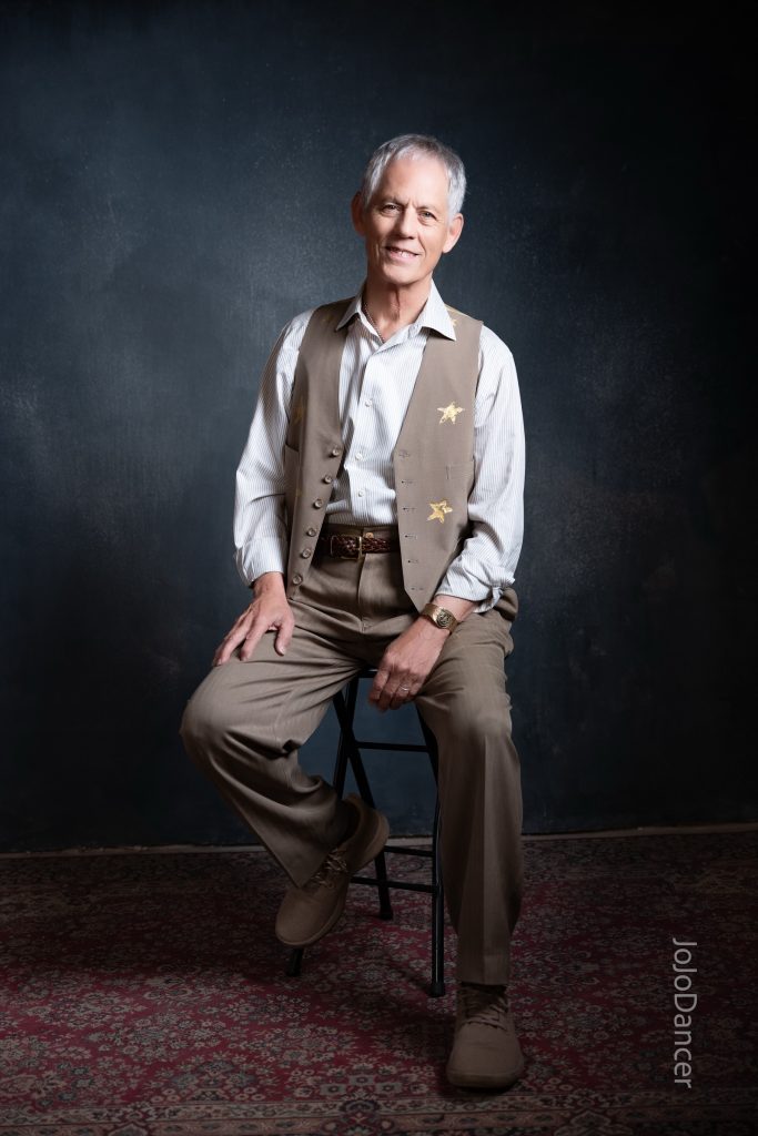 Full-length studio portrait of Rudi Harst